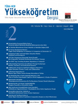 TÜBA-HER Higher Education Research / Review Volume 16 - Issue 2