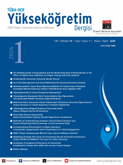TÜBA-HER Higher Education Research / Review Volume 16 - Issue 1