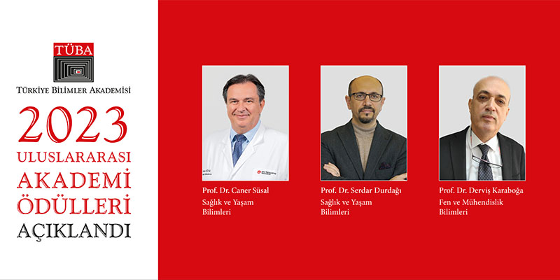 2023 TÜBA Uluslararası Akademi Ödülleri Açıklandı