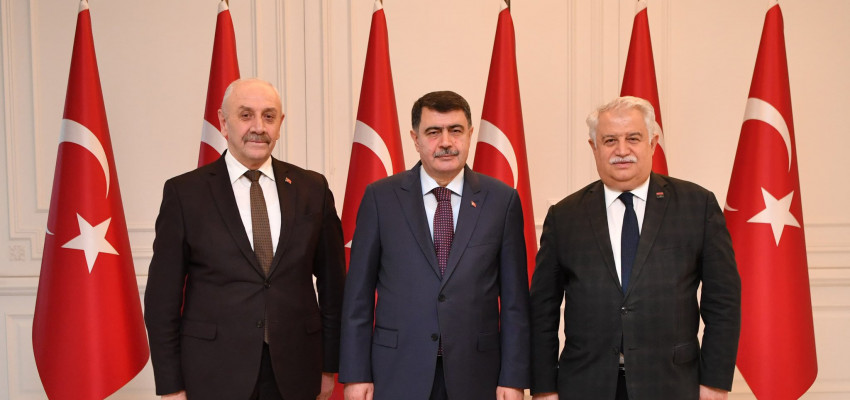 Başkan Şeker'den Ankara Valisi Vasip Şahin'e Ziyaret