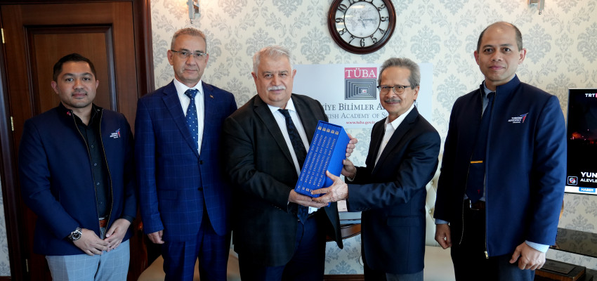 President Şeker Receives Visits from the Malaysian Academy of Sciences and TUSAŞ