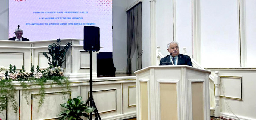 President Şeker attended the 80th Anniversary of the Uzbekistan Academy of Sciences