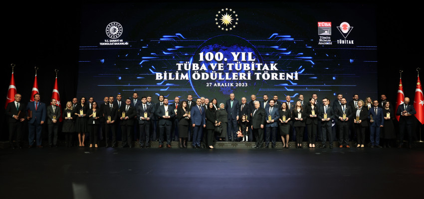 100th Anniversary TÜBA and TUBITAK Science Awards Were Presented to Their Owners