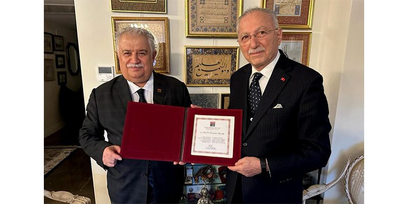 Prof. İhsanoğlu Elected Member of TÜBA