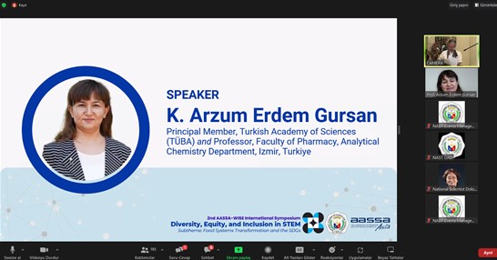 TÜBA Member Prof. Gürsan Attended AASSA-WISE Meeting