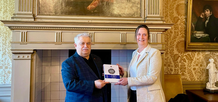 Visit from President Şeker to the Royal Netherlands Academy of Arts and Sciences