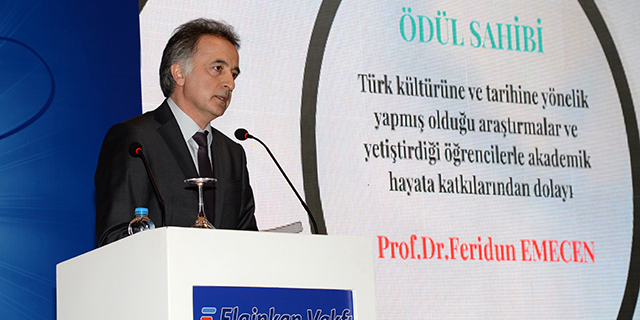 TÜBA Asli Üyesi Prof. Dr. Feridun Emecen’e “Türk Kültürü Araştırma ve Teknoloji Ödülü